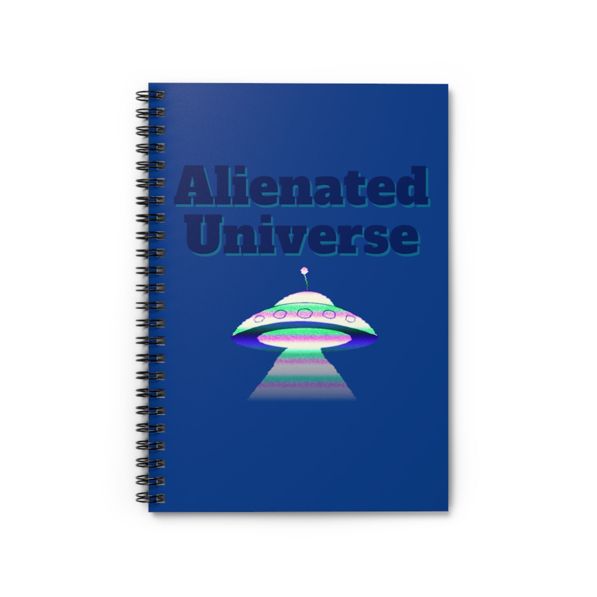 Alienated Universe Spiral Notebook - Ruled Line