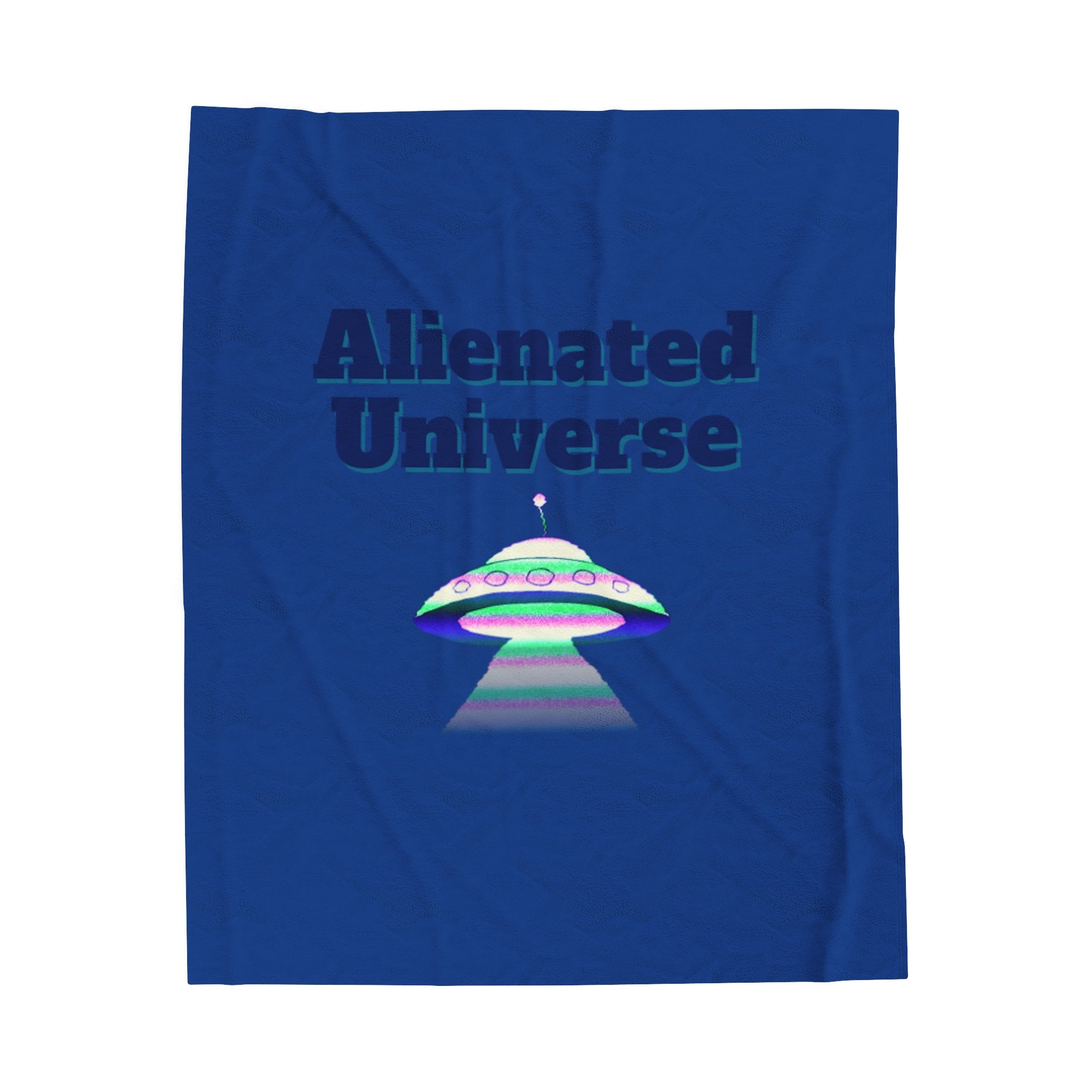 Alienated Universe Velveteen Plush Blanket