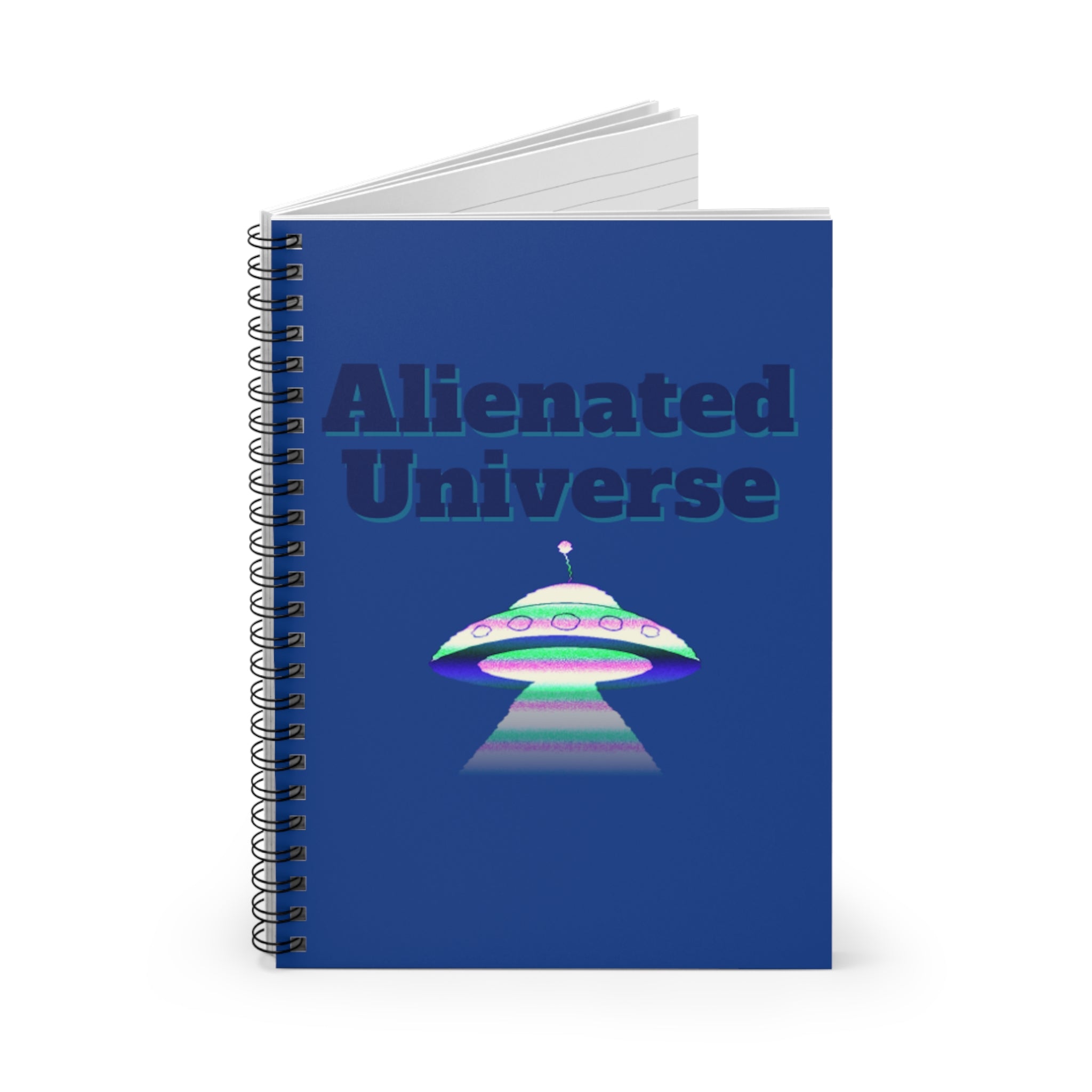 Alienated Universe Spiral Notebook - Ruled Line