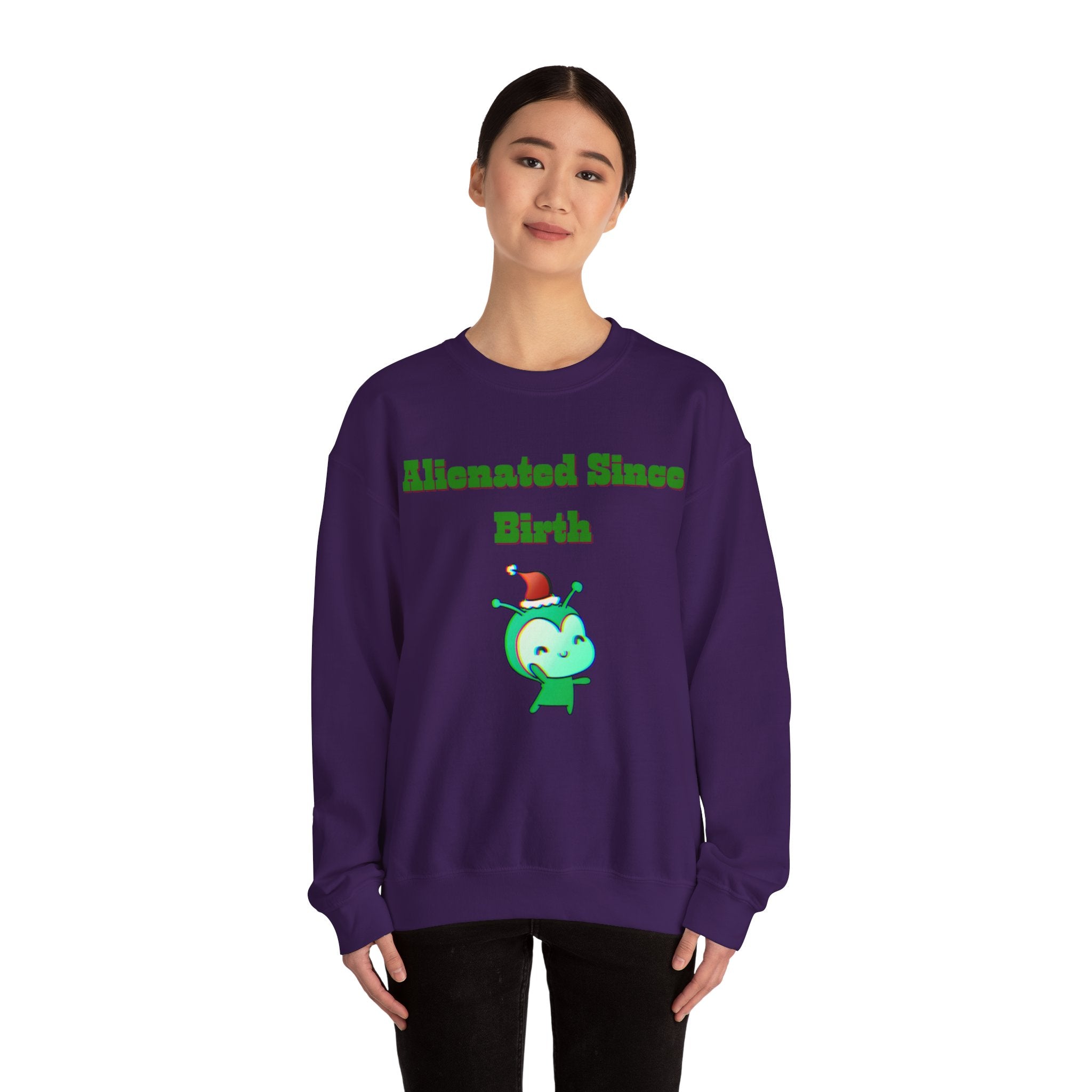 Alienated SInce Birth Unisex Heavy Blend™ Crewneck Sweatshirt