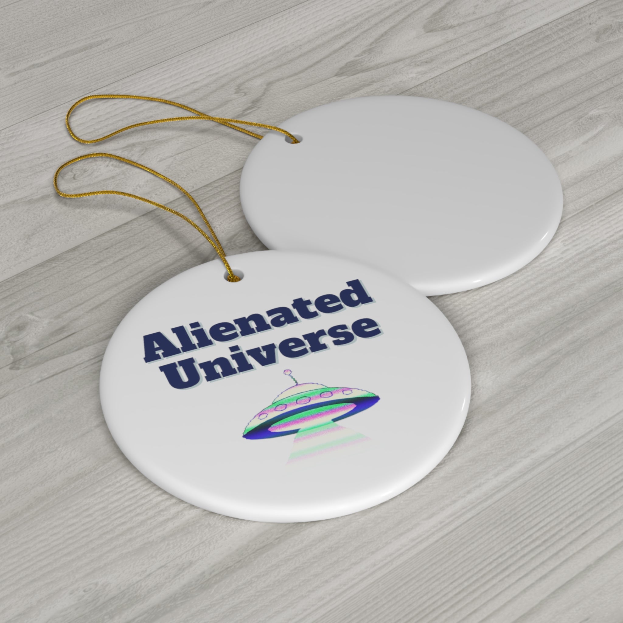 Alienated Universe Ceramic Ornament