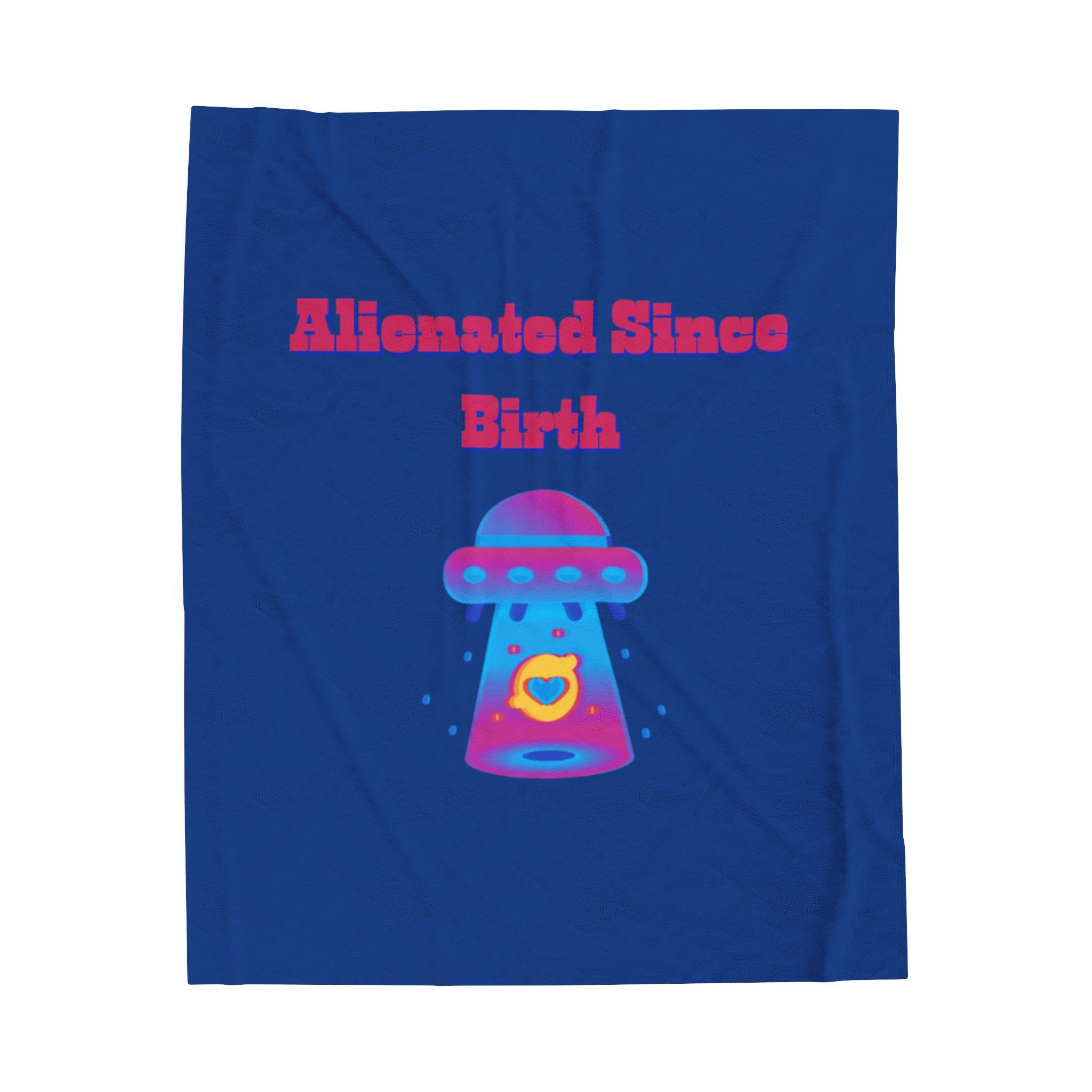 Alienated Universe Velveteen Plush Blanket