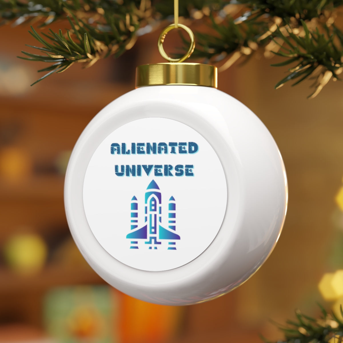 Alienated Universe Christmas Ball Ornament