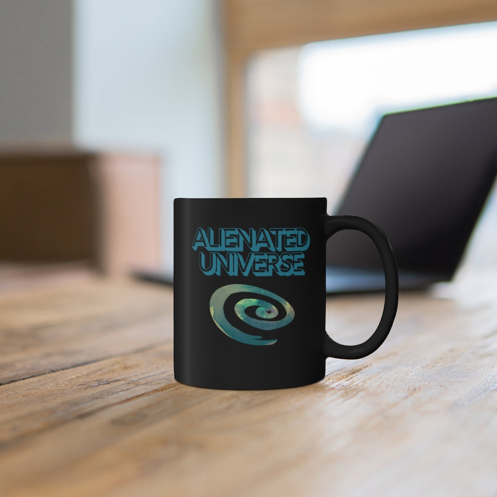 Alienated Universe Black Mug 11oz