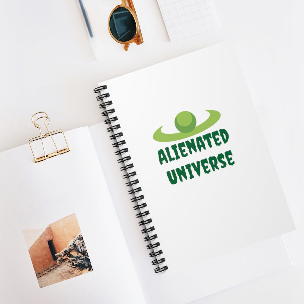 Alienated Universe Spiral Notebook - Ruled Line