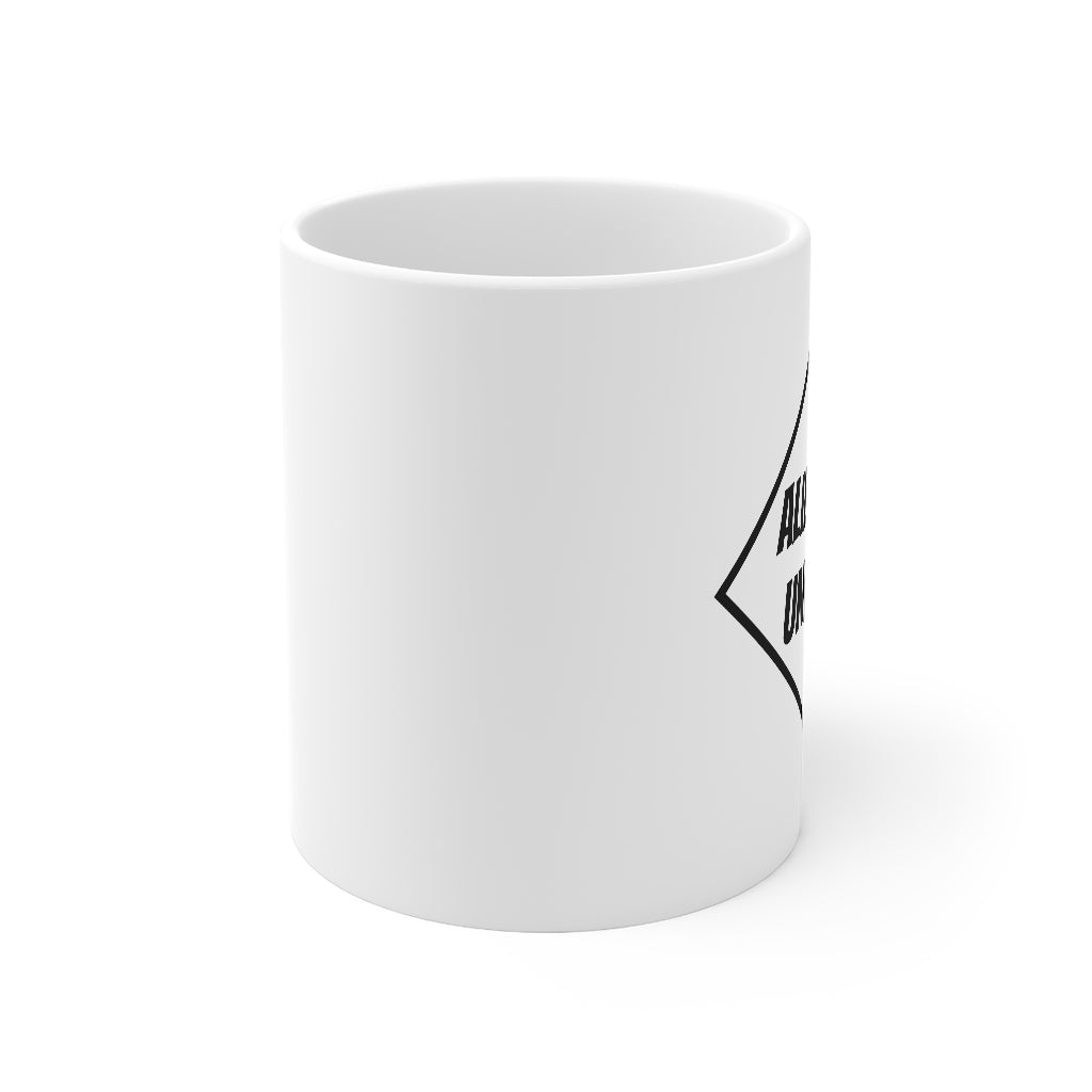 Alienated Universe White Mug 11oz