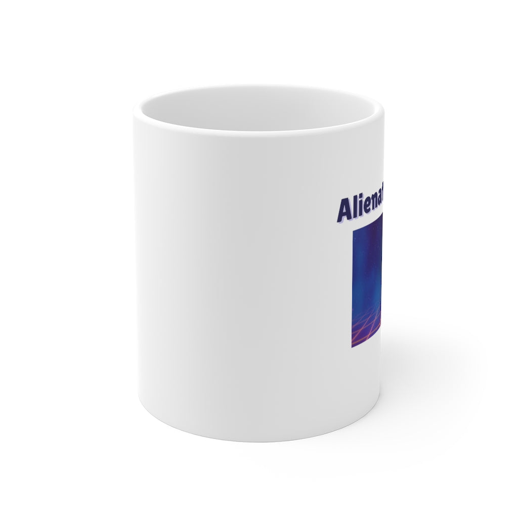 Alienated Universe White Mug 11oz