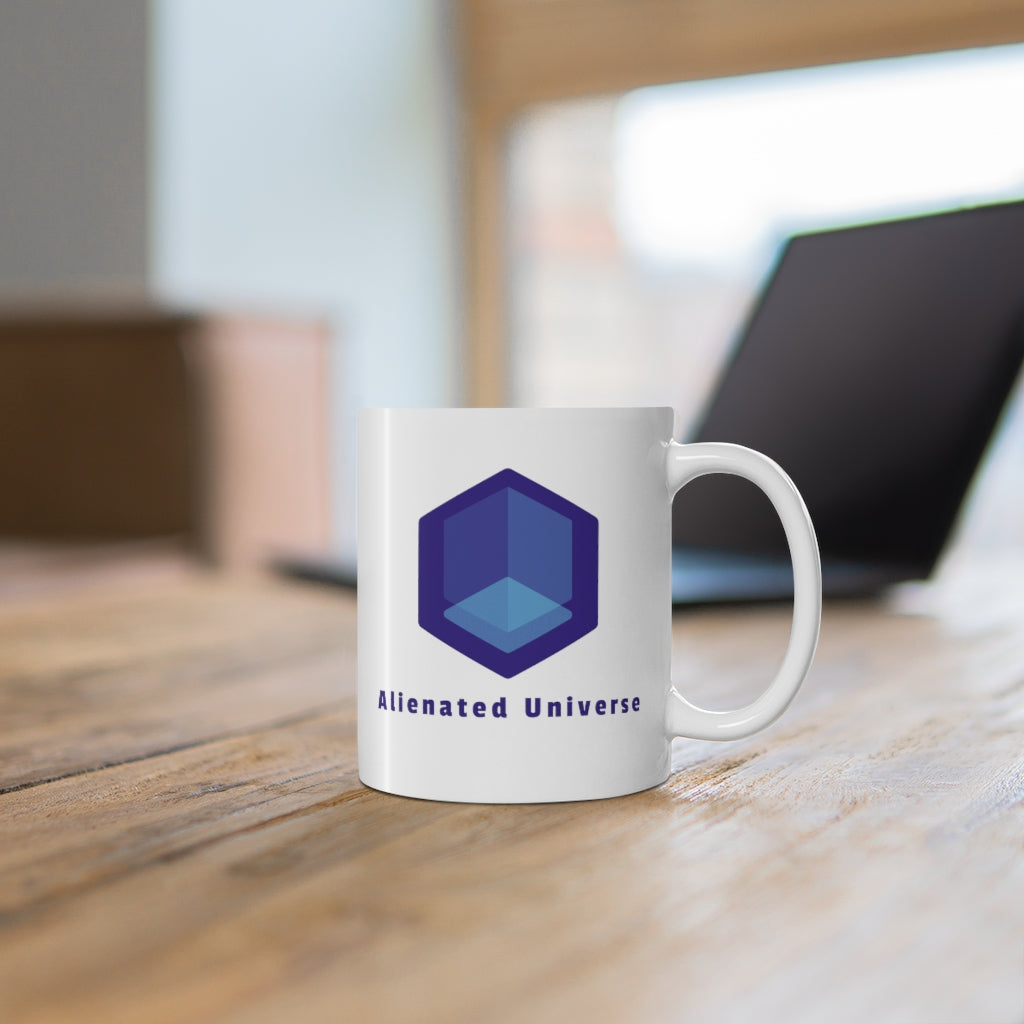 Alienated Universe White Mug 11oz