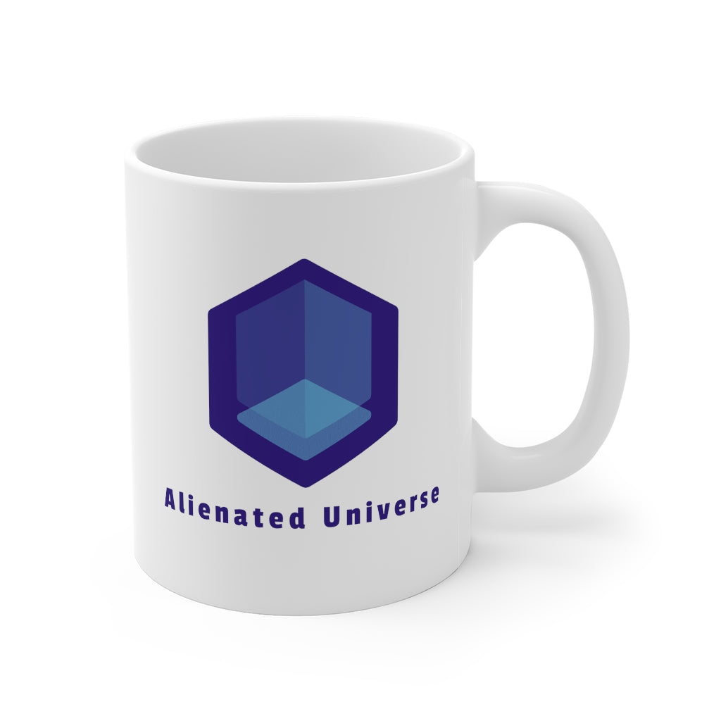 Alienated Universe White Mug 11oz