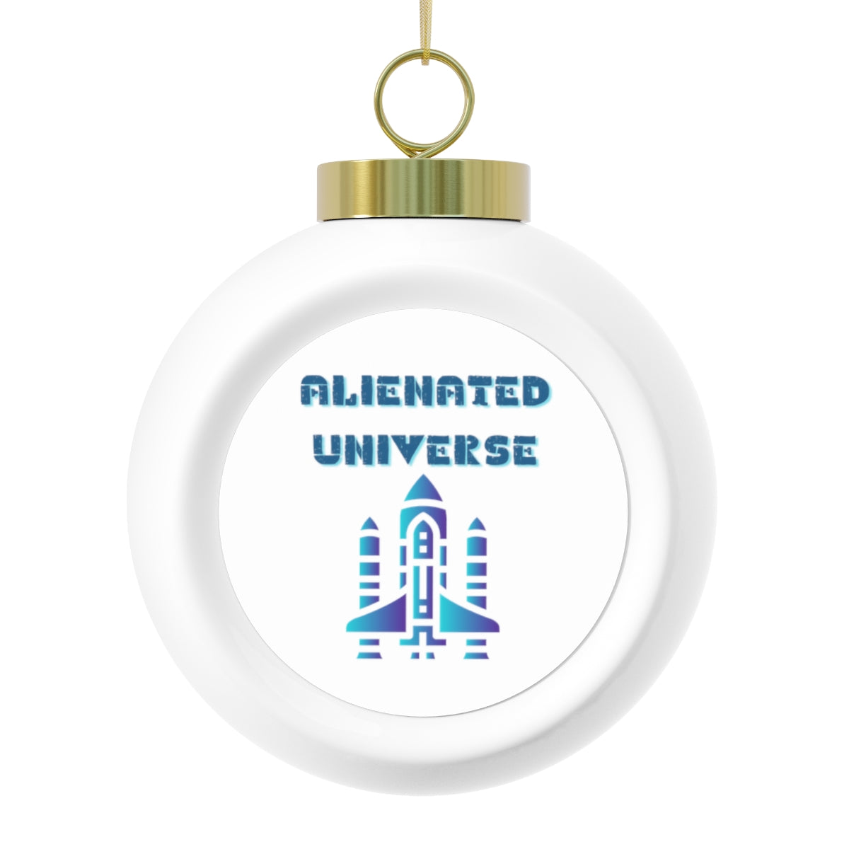 Alienated Universe Christmas Ball Ornament