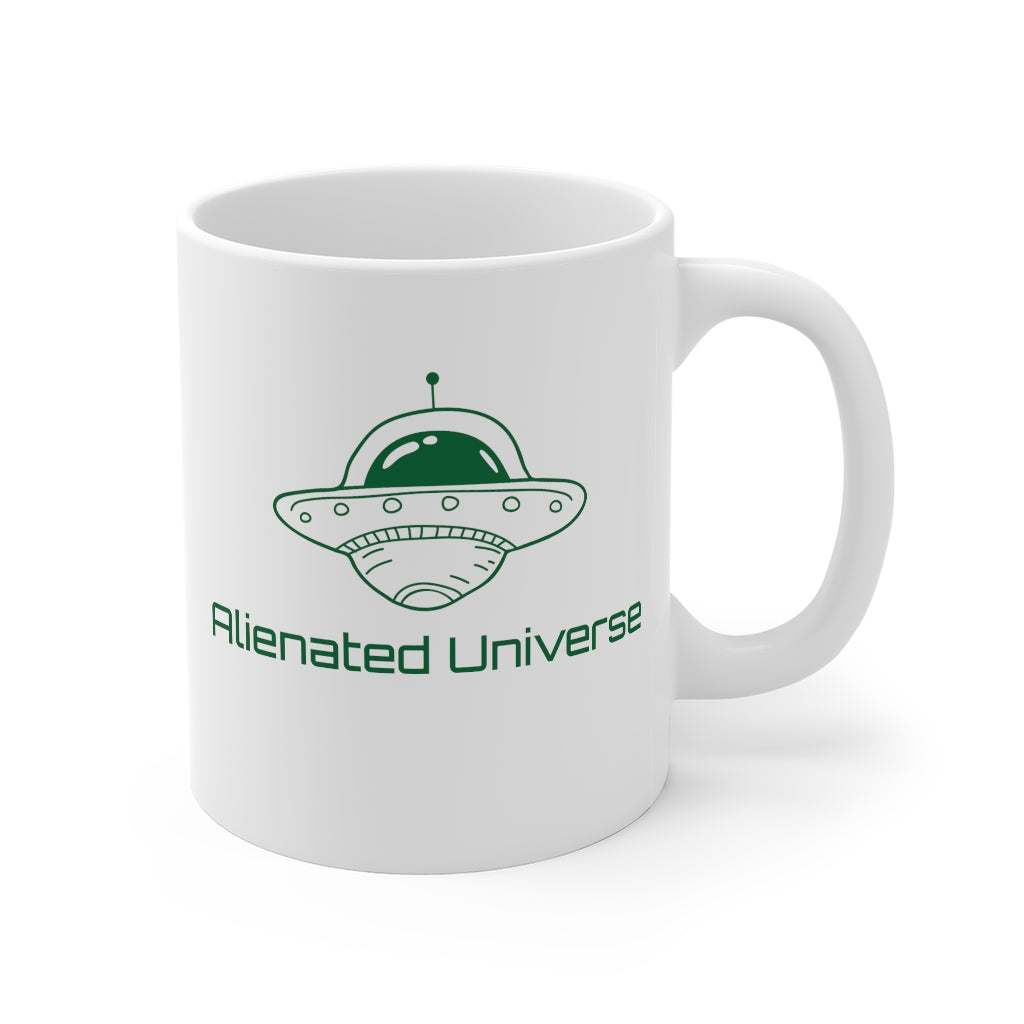 Alienated Universe White Mug 11oz