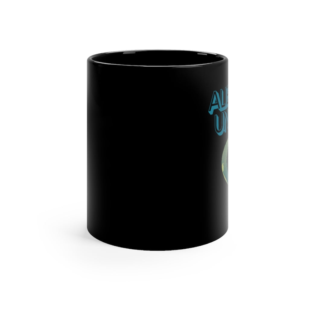 Alienated Universe Black Mug 11oz