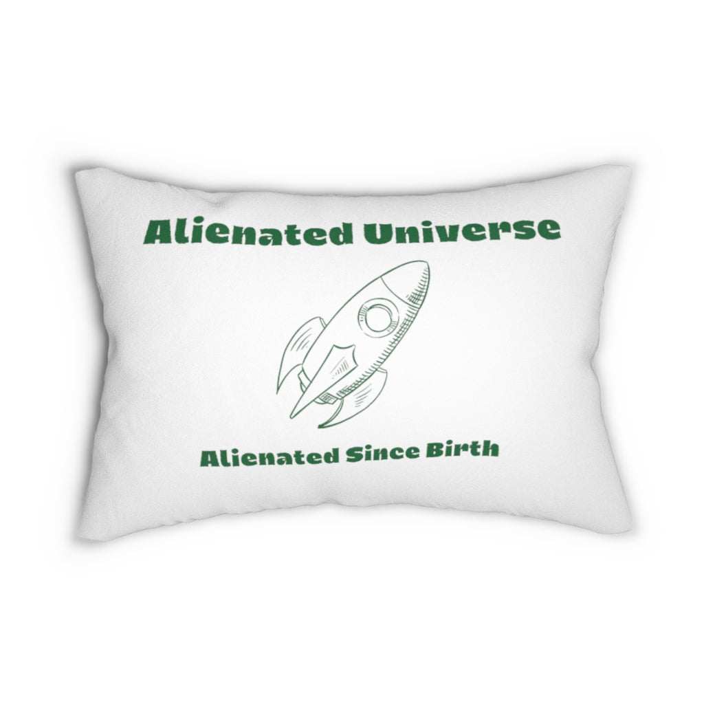 Alienated Universe Spun Polyester Lumbar Pillow