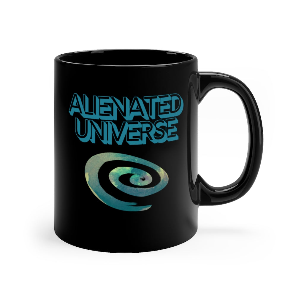 Alienated Universe Black Mug 11oz