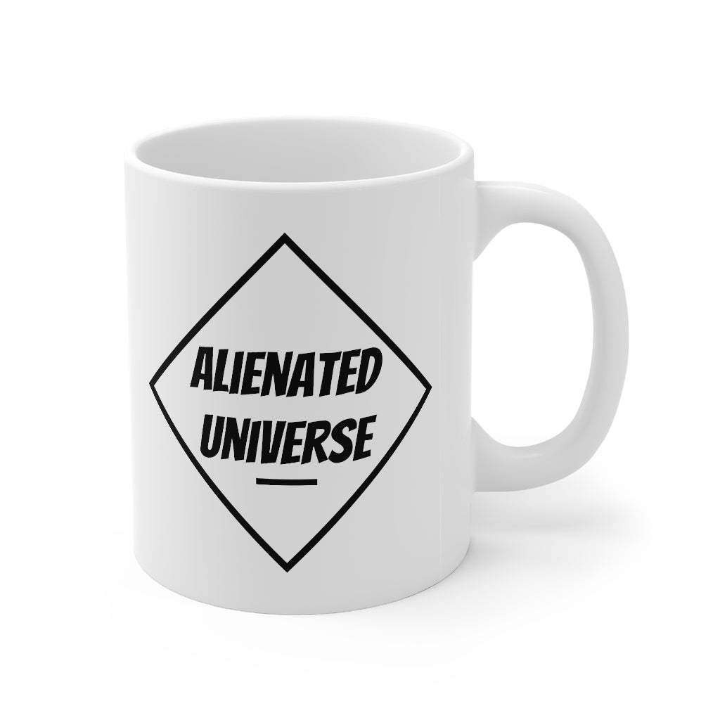 Alienated Universe White Mug 11oz