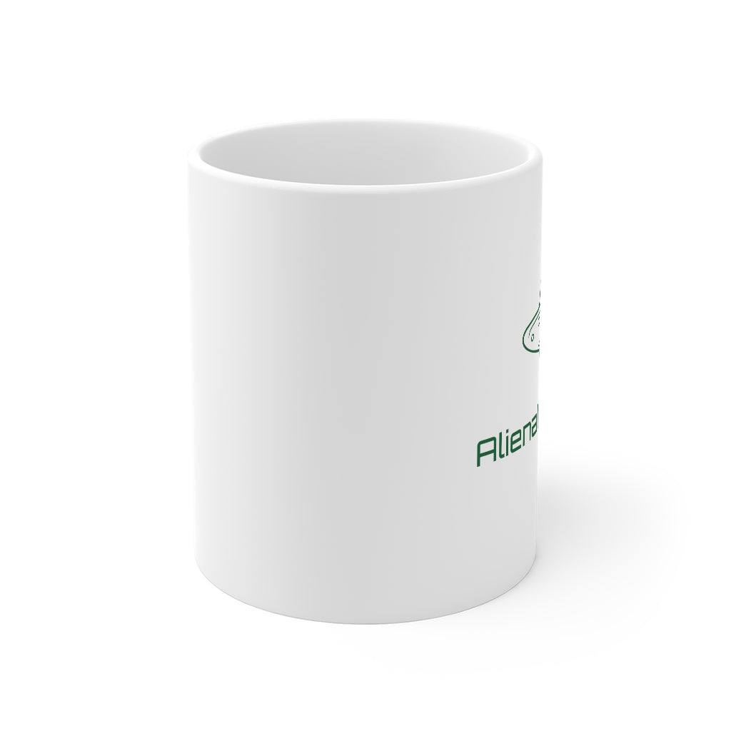 Alienated Universe White Mug 11oz